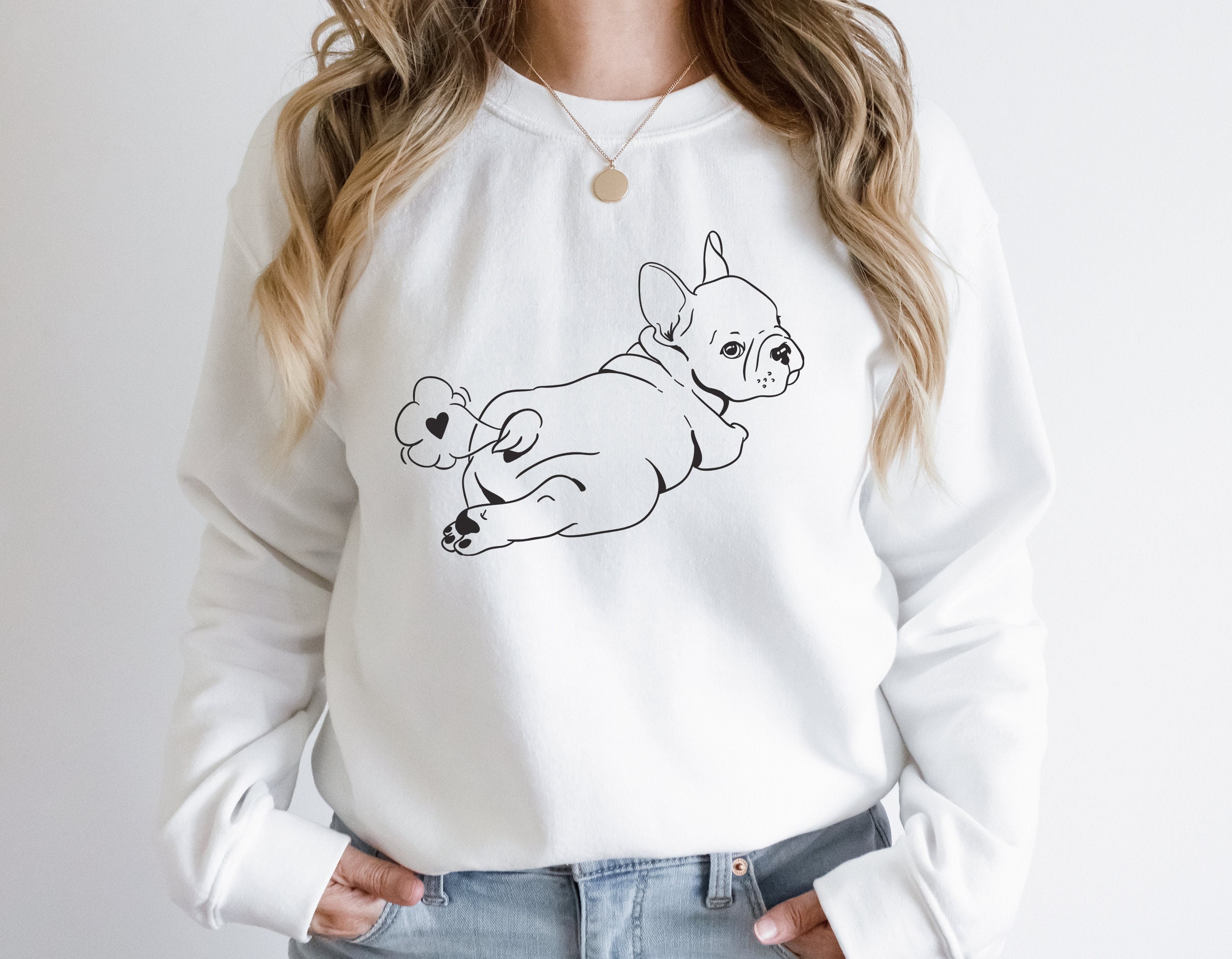 French Bulldog Sweatshirt Animal Lover Shirt Gifts for - Etsy Canada
