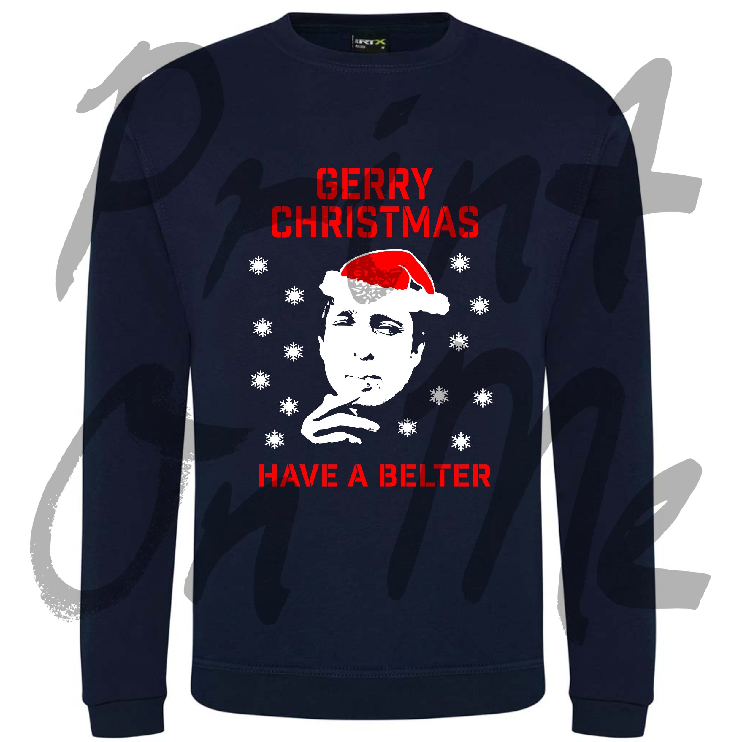 GERRY CINNAMON CHRISTMAS Jumper Funny Have a Belter Etsy