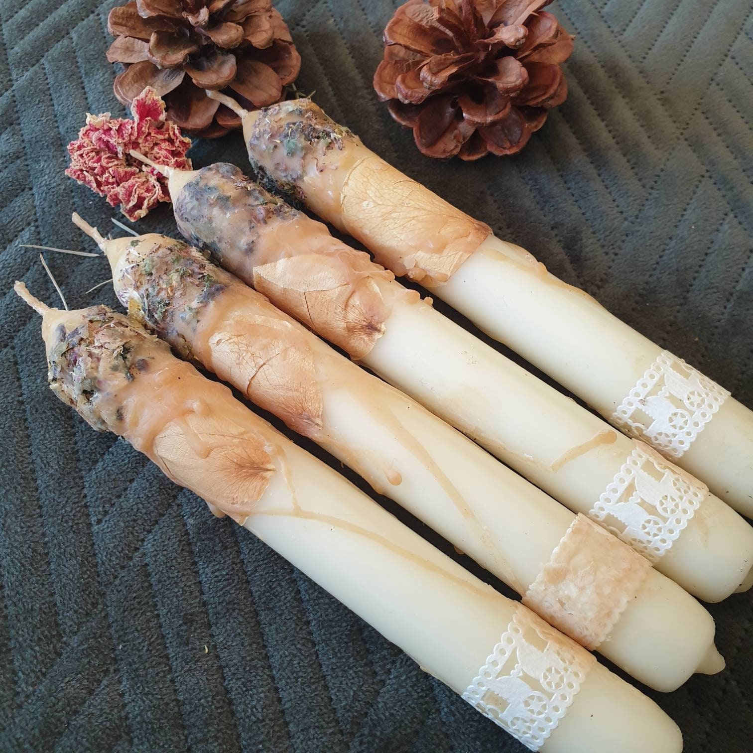 Spell Candles Fleuries Des Abeilles