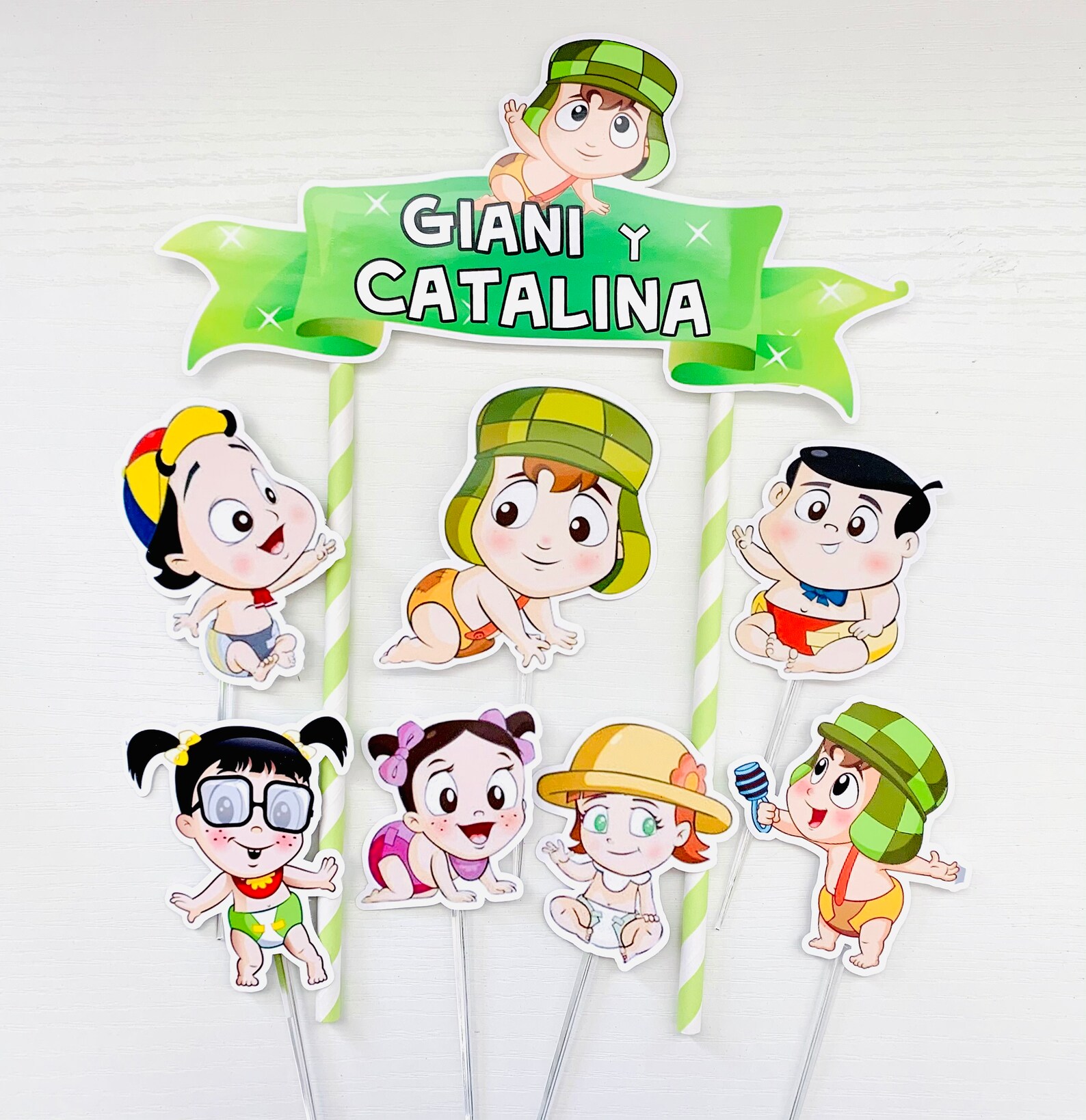 Personalized El Chavo del Ocho Theme Cake Topper | Etsy