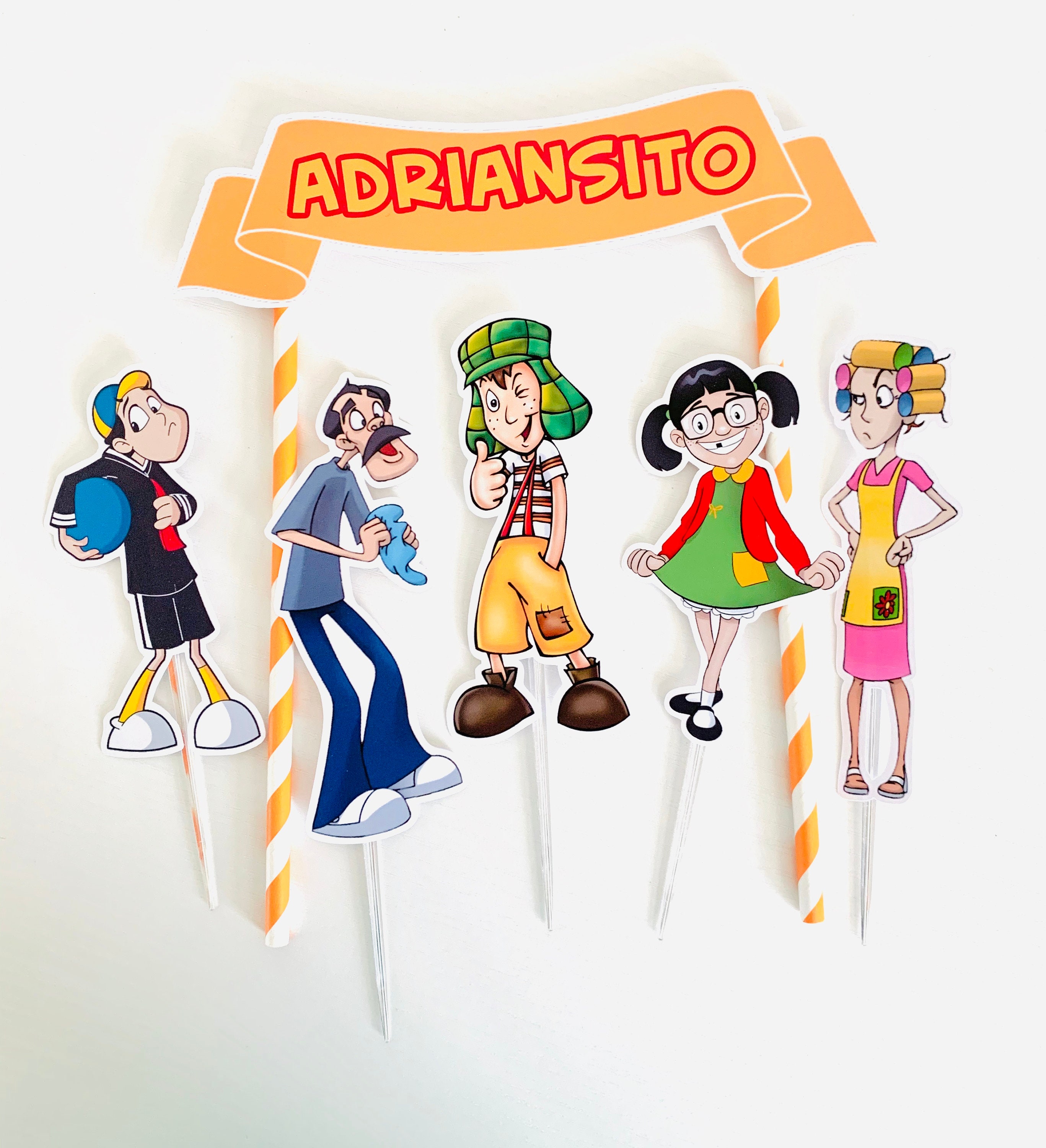 Personalized El Chavo del Ocho Theme Cake Topper | Etsy