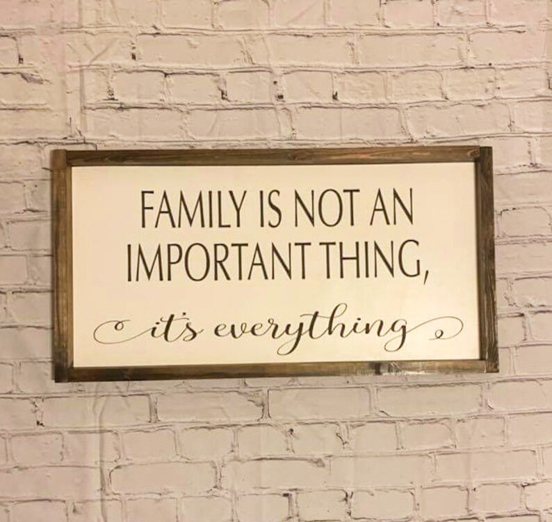 12X24 Inch Family Rustic Wood Sign