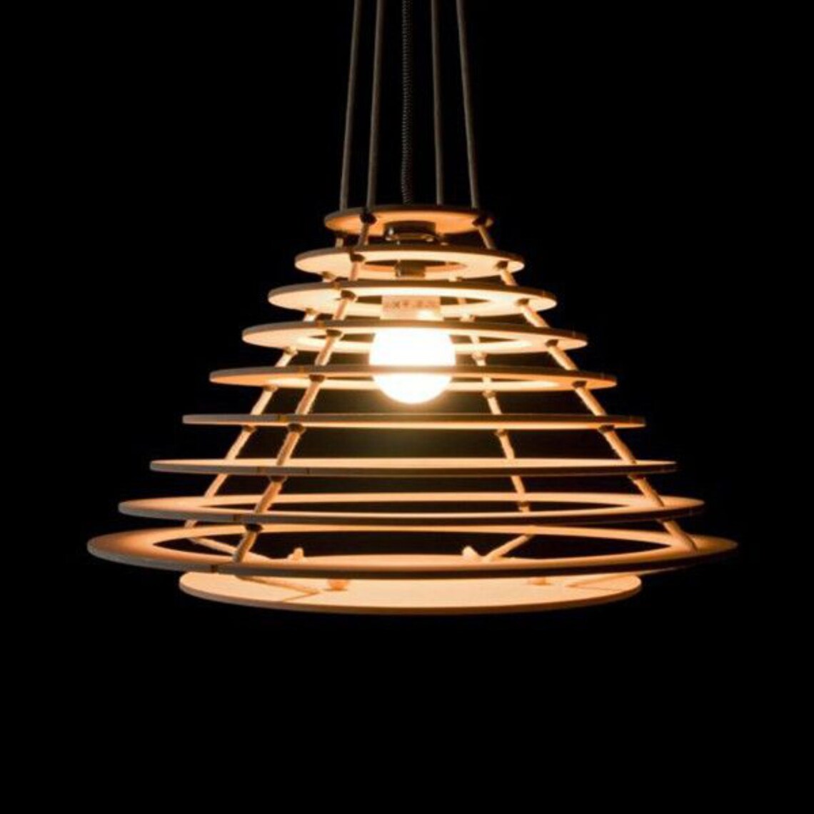 Laser cut Lampe Dxf Lampe CNCFräserProjekt modulare Etsy.de