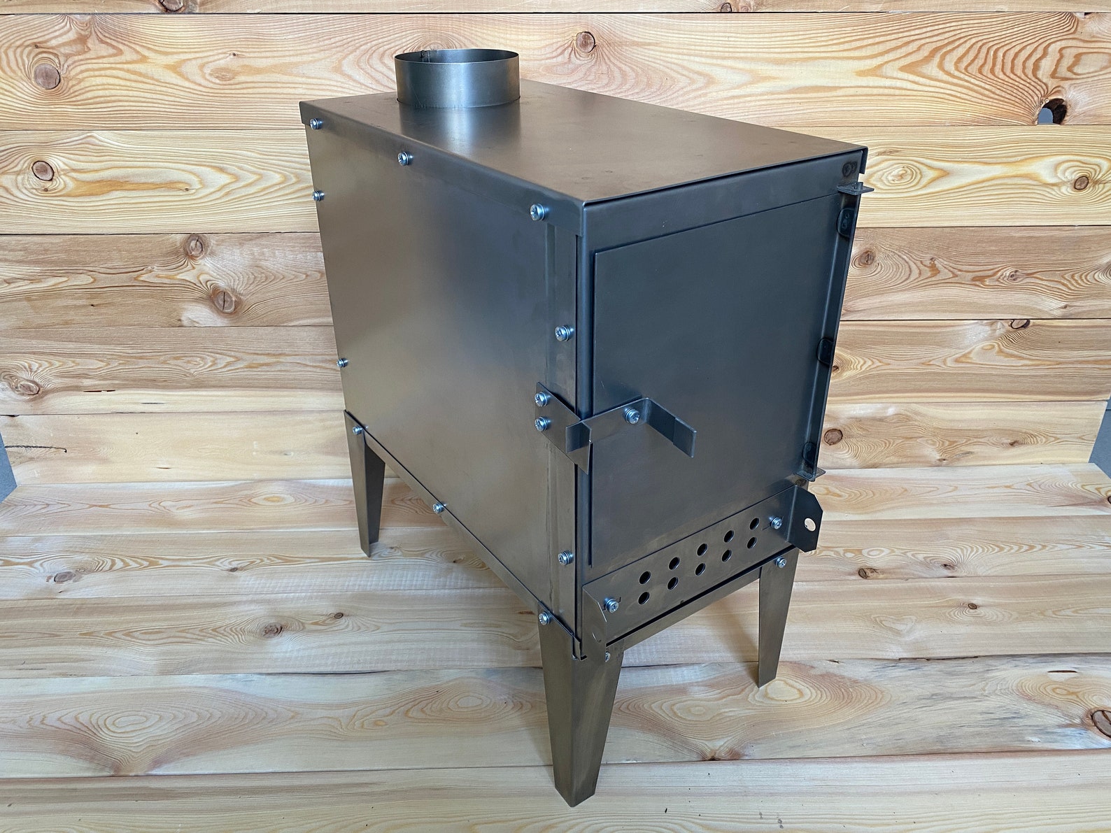 Tent Backpacking Diy Wood Burning Stove Outdoor Survival Stove Etsy