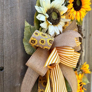 Sunflower Wreath Farmhouse Wreath Summer Wreath Front Door - Etsy
