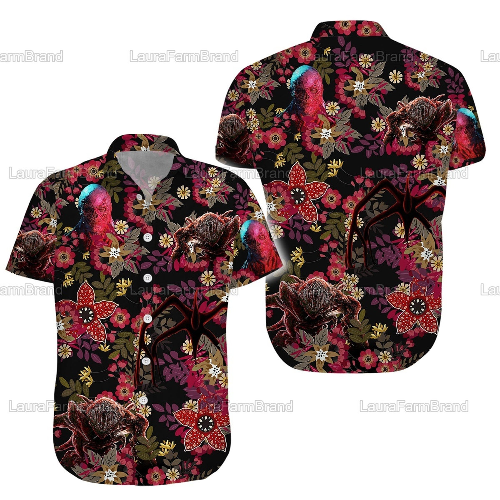 Stranger Floral, Stranger Movie Hawaiian Shirt Stranger Floral, Stranger Movie Hawaiian Shirt