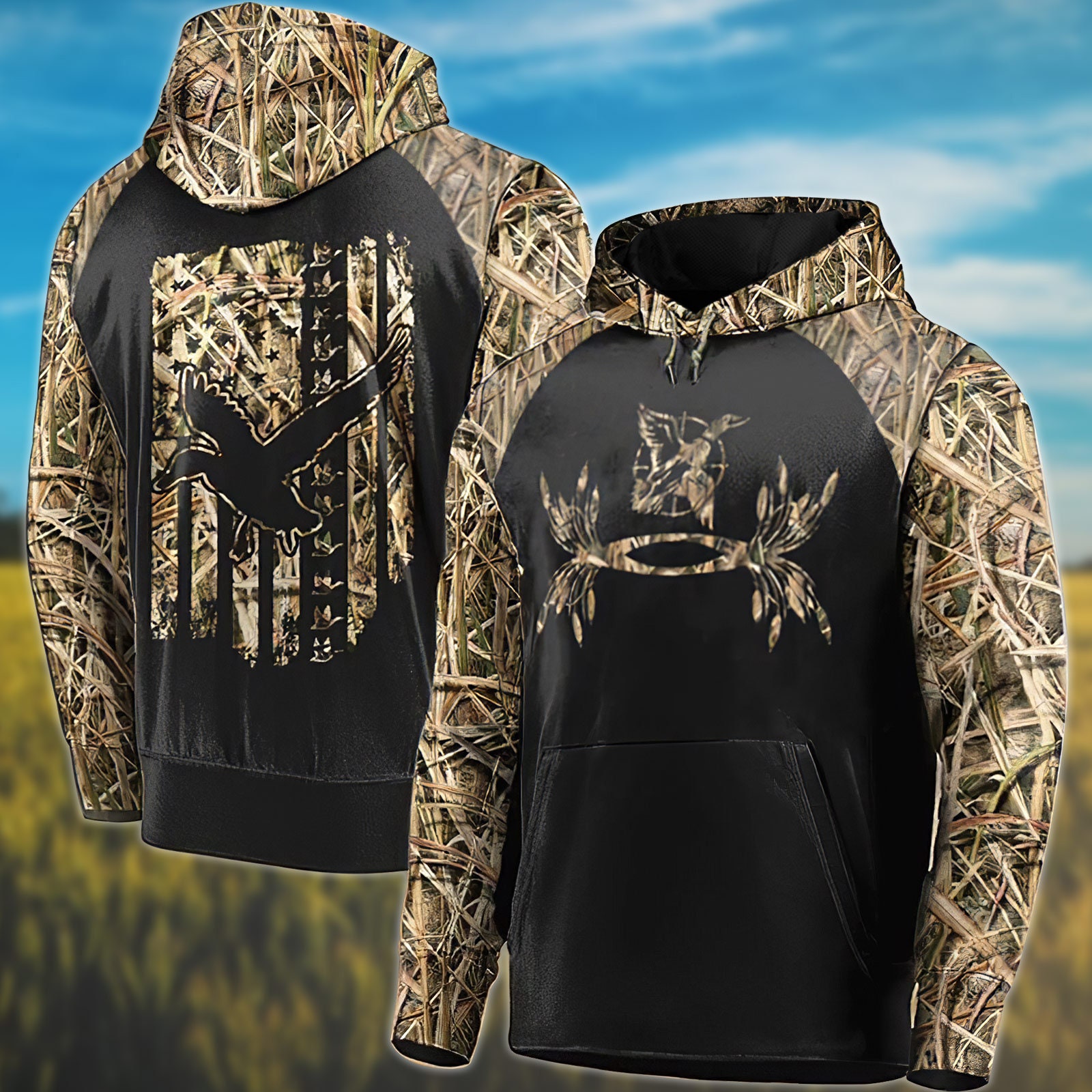 Duck Hunting 3D Hoodie Hunting Hoodie 