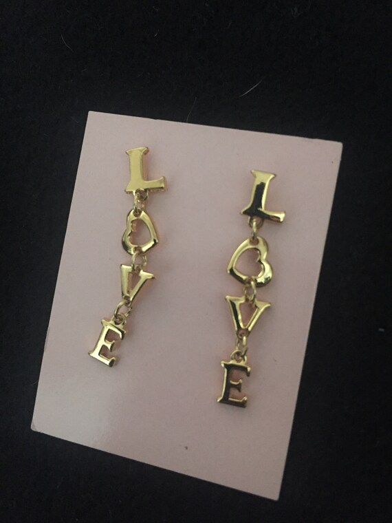 Vintage Love Dangle Earrings