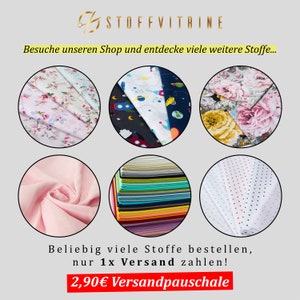 Baumwollstoff Meterware Uni Stoff rosa pink puder 240 cm Maxi-Breite 100% Baumwolle Öko-Tex Baby Kind image 2