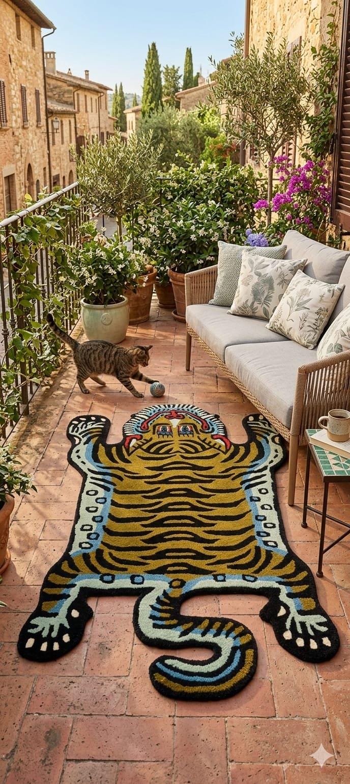 Nepal Tiger Rug - Etsy
