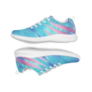 ULTALight FLYKNIT アクアブルースニーカー - 涼しい夏用ローカットシューズ - レジャー旅行用フットウェア - 通気性のある裏地とソフトソール