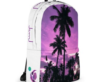 palm tree backpack