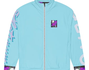 Platinum Purp Track Jacket - Sloth Sweatshirt Full zip - Streetwear Fashion - Athleisure wear - Travel wear