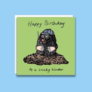 Sneaky Blinder Birthday Card