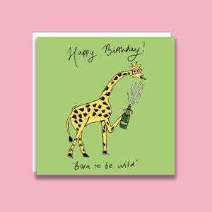 Biglietto di auguri per il compleanno "Born to be Wild"