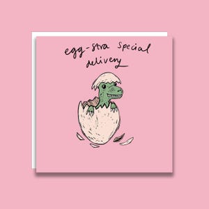 Eggstra Lieferung Baby Karte