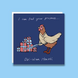 Ik voel je cadeaus Verjaardagskaart