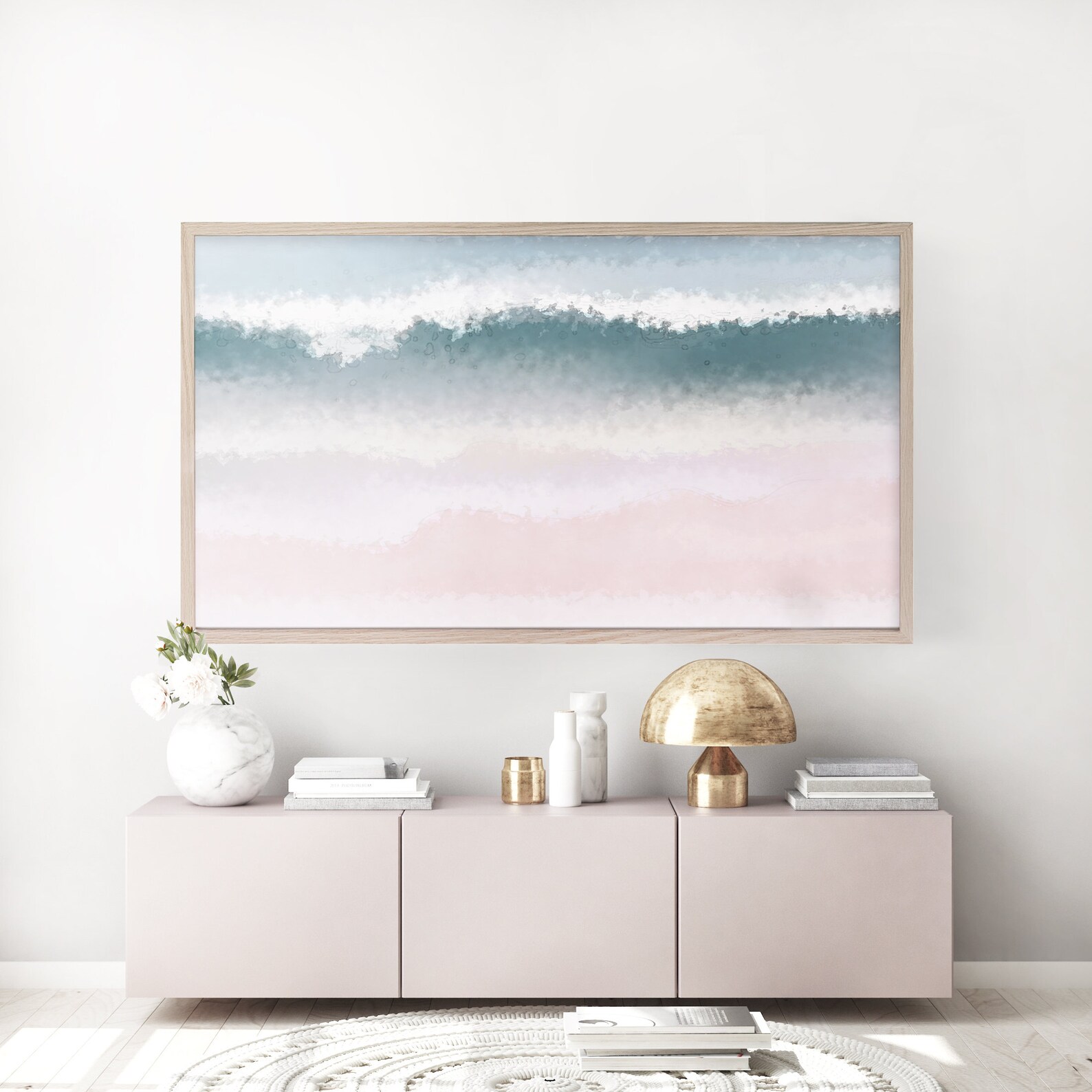 Samsung Frame TV Art, Ocean TV Art, Samsung TV Art, Digital Art for Tv