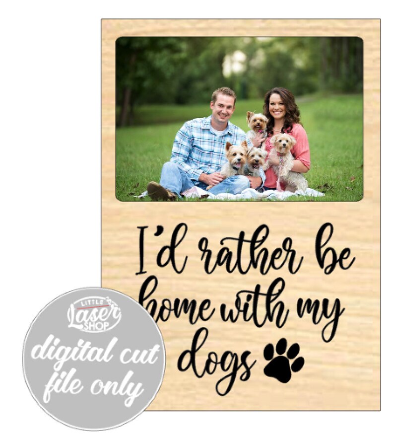 4x6 Horizontal or Vertical DIY Photo Frame SVG Digital File Etsy