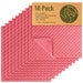 Swedish Dishcloths - 10 Pack Zero Waste Kitchen Sponge. This Eco friendly Sponge Cloth is Reusable, Washable & Biodegradable  (Pink) 