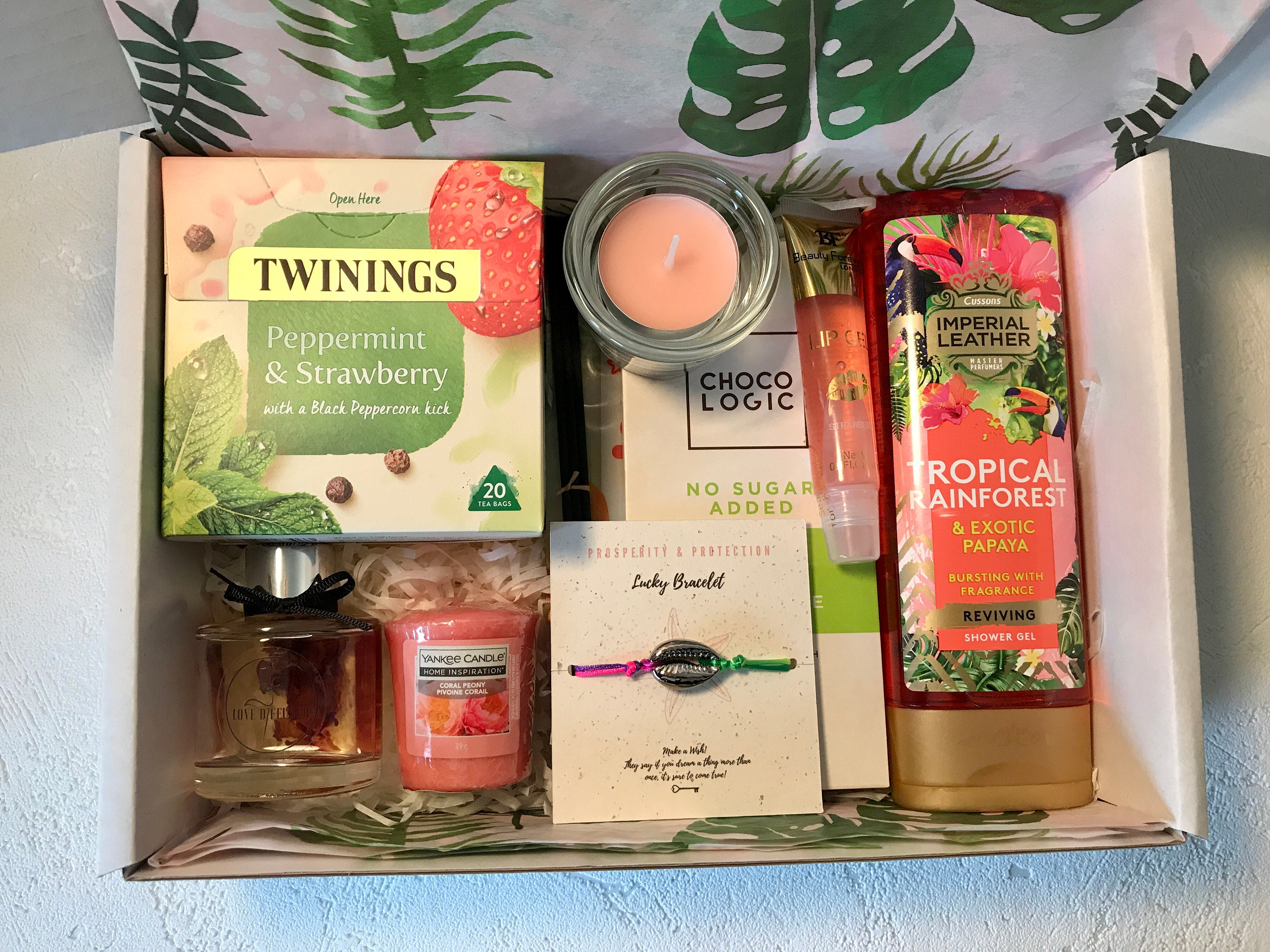 Tropical Bliss Pamper Box Birthday T Ideas For Her Etsy