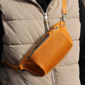Leder Gürteltasche Fanny Bag Leder Bauchtasche Gürteltasche Hüfttasche Gürteltasche Leder Gürteltasche Männer personalisiertes Geschenk kleine Tasche