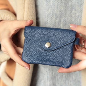 Leder Frauen Brieftasche, kleine Geldbörse, Geldbörse, personalisierte weiche Brieftasche, Geschenk für Freundin, kleine Brieftasche