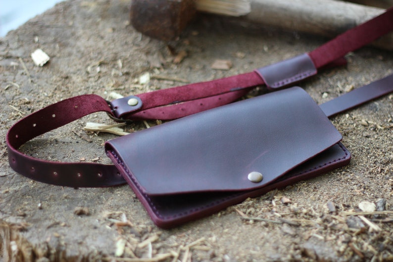 Belt Bag Leather Brown Leather Waist Bag Leather Waist Pack Etsy