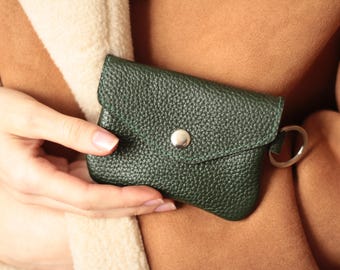Monedero pequeño, monedero, Cartera de piel para mujer, cartera personalizada, regalo para novia, cartera pequeña