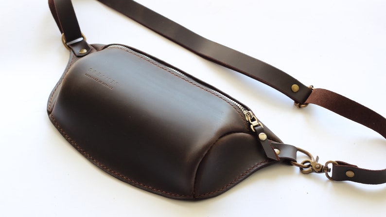 Leather fanny pack, fanny pack, belt bag, hip bag, bum bag, festival bag, clothing fanny pack, Leather Hip Bag, waist bag, fanny packs women imagem 2