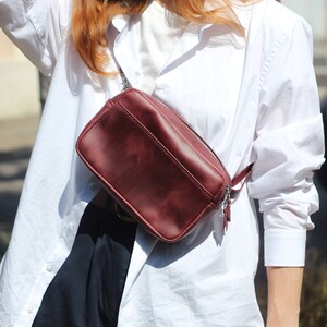 Summer Bag Leather Belt Bag,  Fanny Bag, Leather Bag, Bumbag,Hip Bag,Belt Bag, Crossbody Pouch, Women Bag, Handmade Gift, Gift For Her