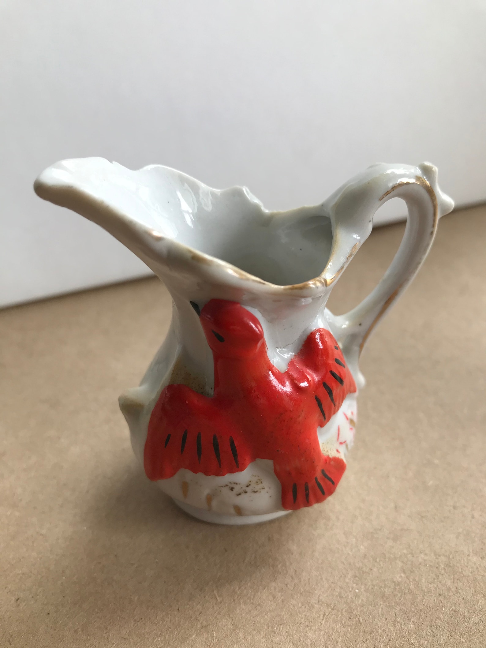 Two Vintage Miniature Pitchers Ceramic Made in Japan Dark Etsy
