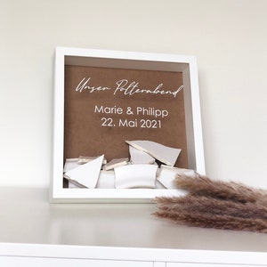 Sticker für Bilderrahmen | Unser Polterabend | Geschenk | Erinnerung | Hochzeit | Trauzeugin | Brautpaar