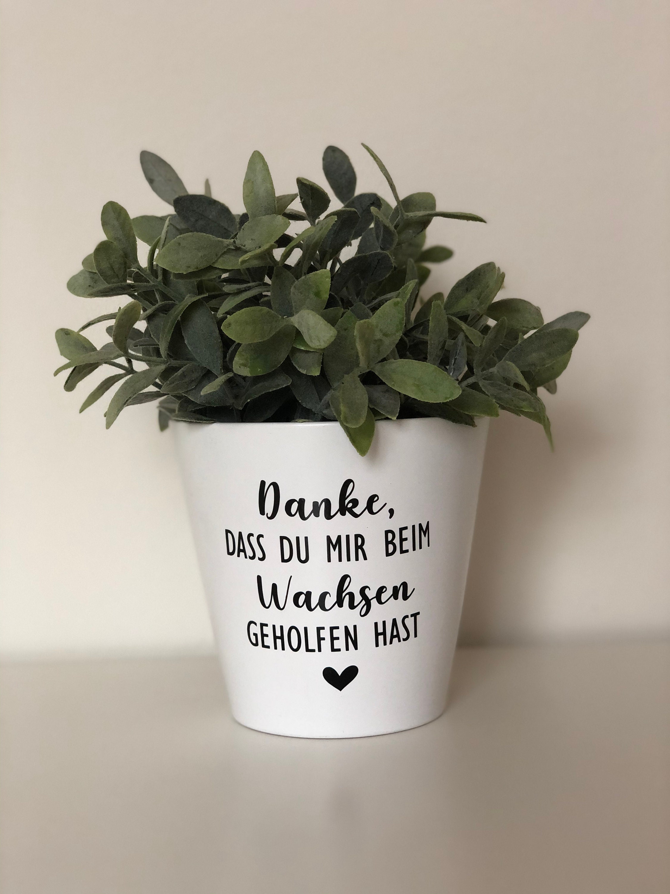 Aufkleber Sticker für Blumentopf Danke Geschenk Erzieherin - Etsy 日本