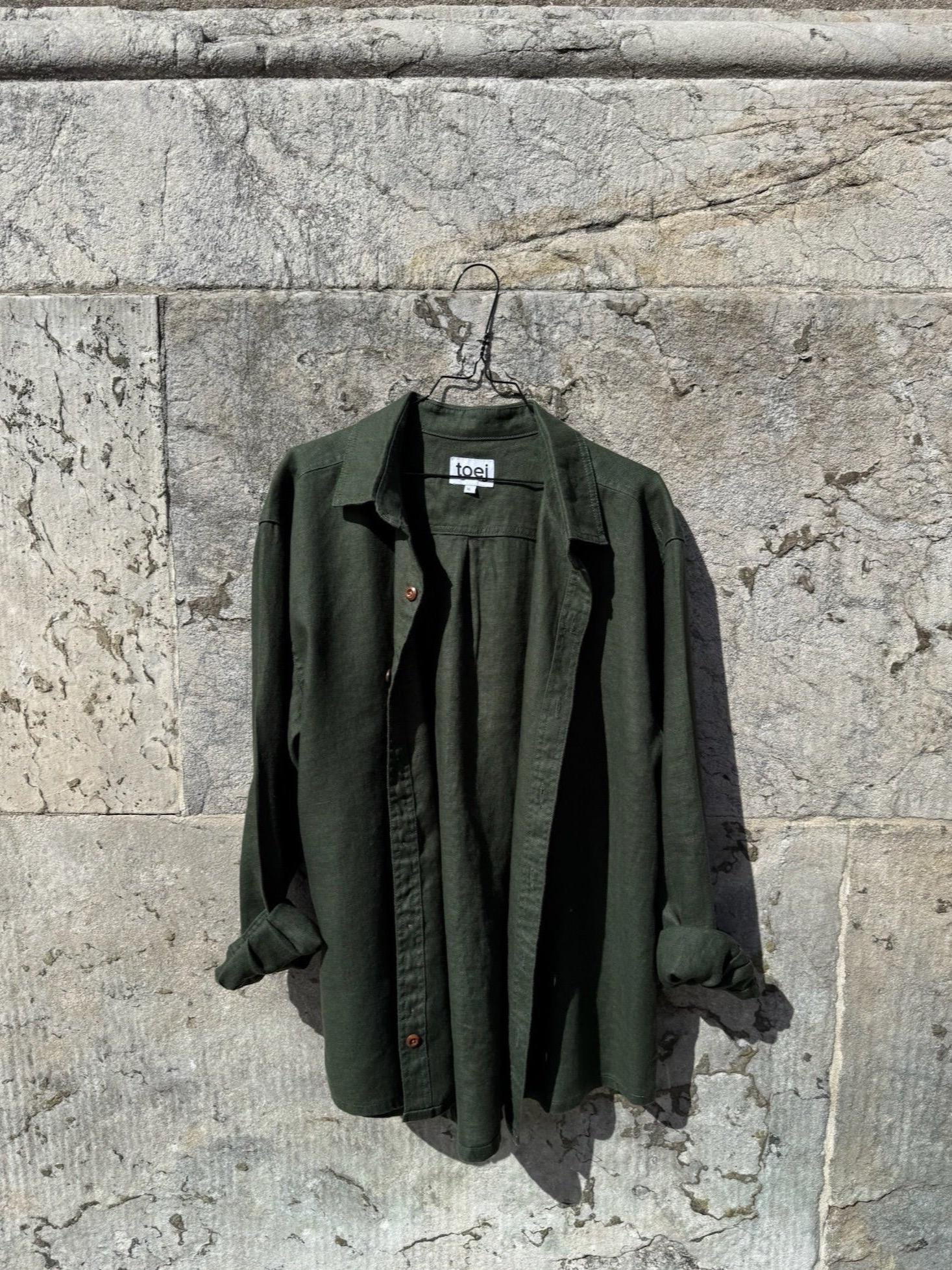 Sustainable Green Hemp Shirt | 100% Hemp