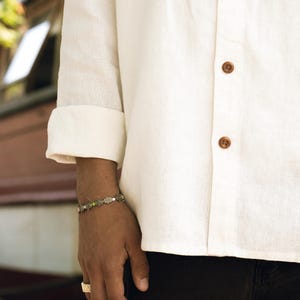 Sustainable White Hemp Shirt | 100% Hemp