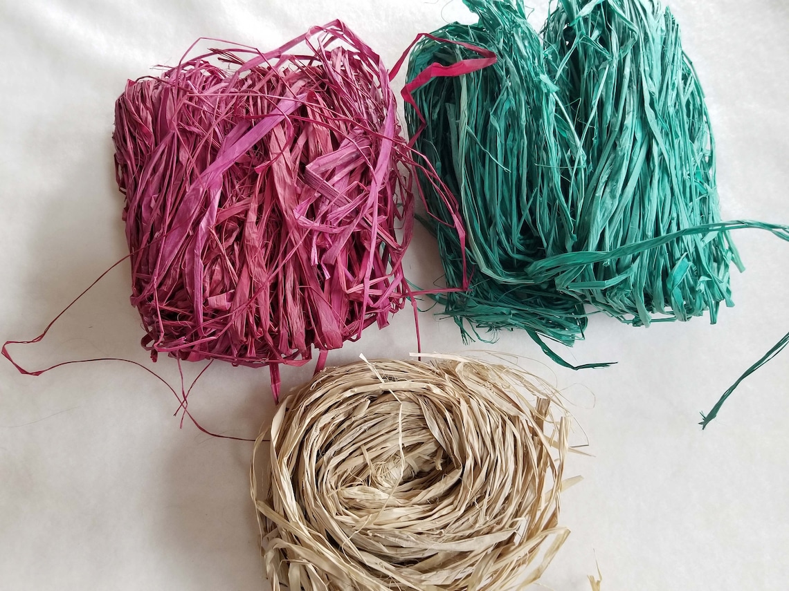 Natural Raffia Ribbon/String/Tie 25Gm bundle M112 Etsy