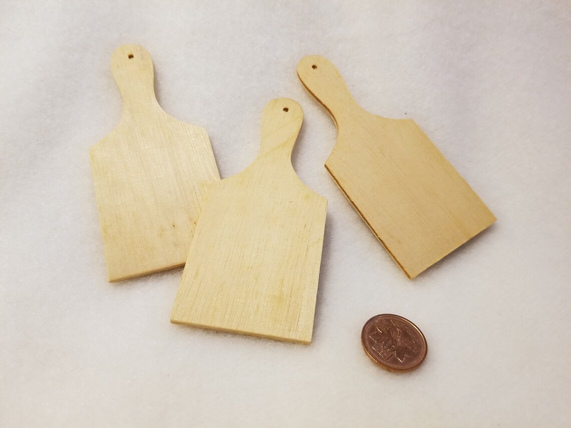 Wood Unfinished Craft Cutting Boards Two sizes WCB101 Etsy