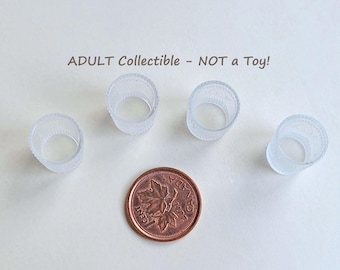 Set of Four 1:6 scale Drinking Glasses,  Various Colours , Adult Collectible - NOT A TOY!   MK120