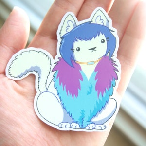 Vinyl Cat Cyberpunk 2077 Playstation-sticker