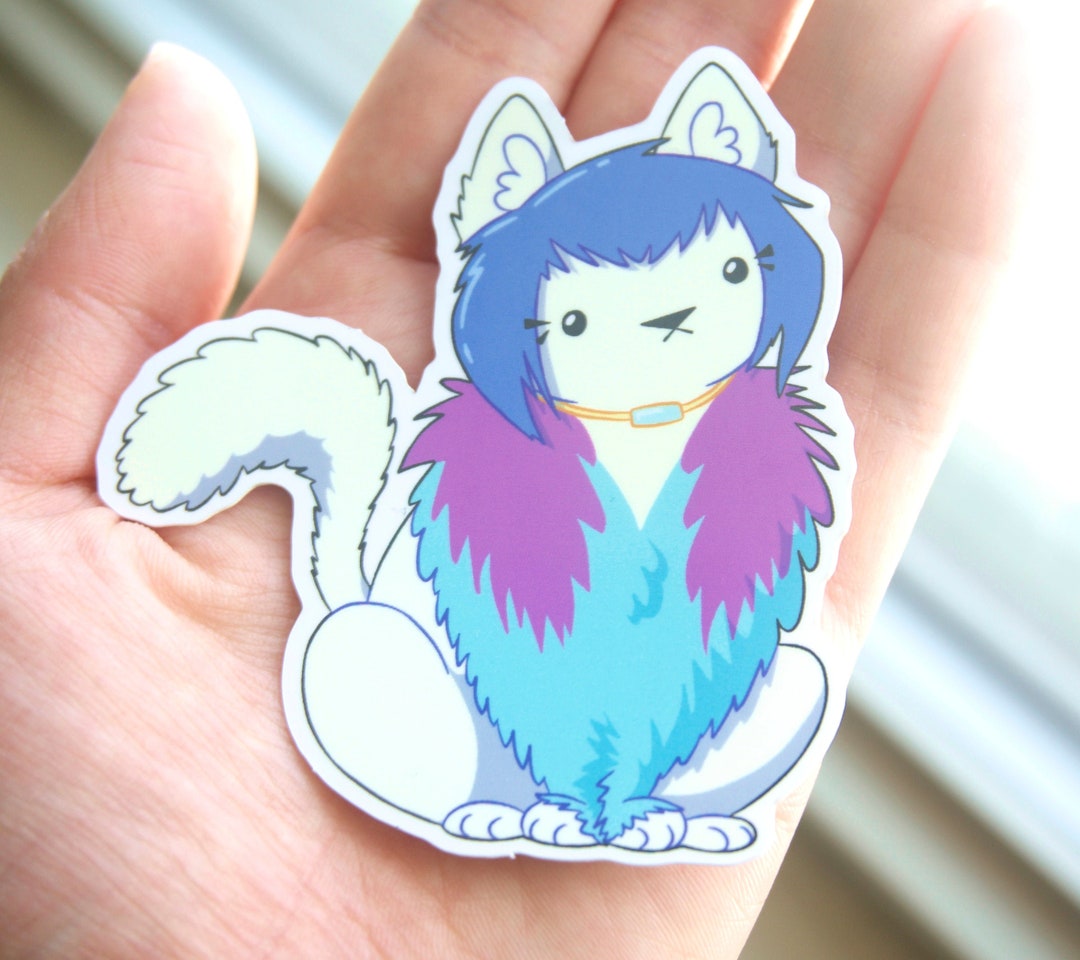 Vinyl Cat Cyberpunk 2077 Playstation Sticker - Etsy