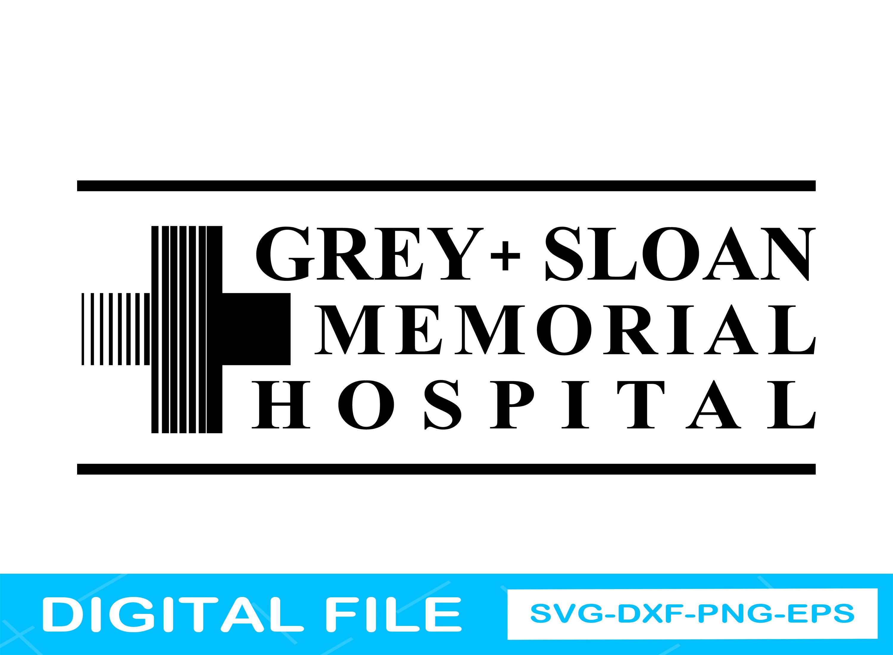 Grey Sloan Memorial Hospital Svg / Grey's Anatomy Svg / | Etsy