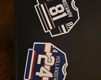 Heated Rivalry Sticker - Hollander & Rozanov Jersey