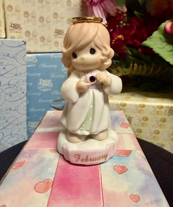 Little Moments February Angel Figurine – 1996 Monthly Collection
