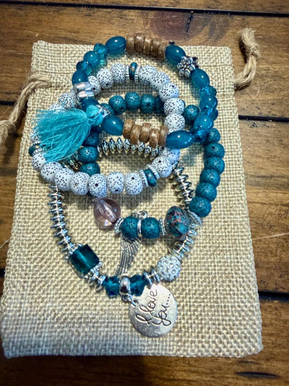 Boho Beaded Charm Bracelets - Multiple Styles