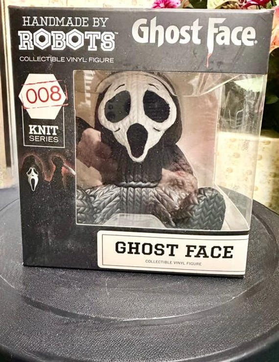 Handmade by Robots – Ghost Face (#008), Knit Series