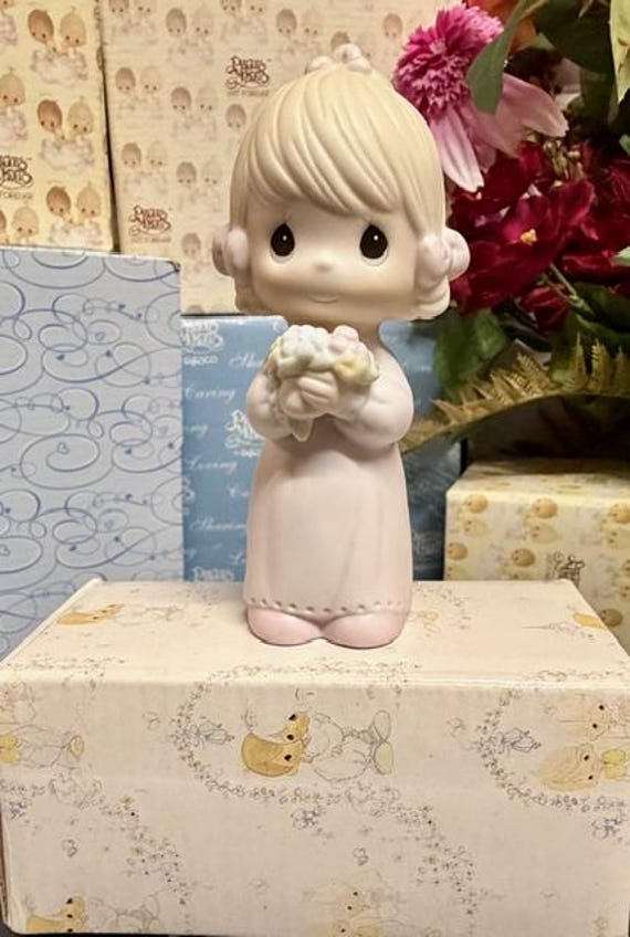 Precious Moments – “Bridesmaid” – E‑2831 – 1981 – Wedding Party Series