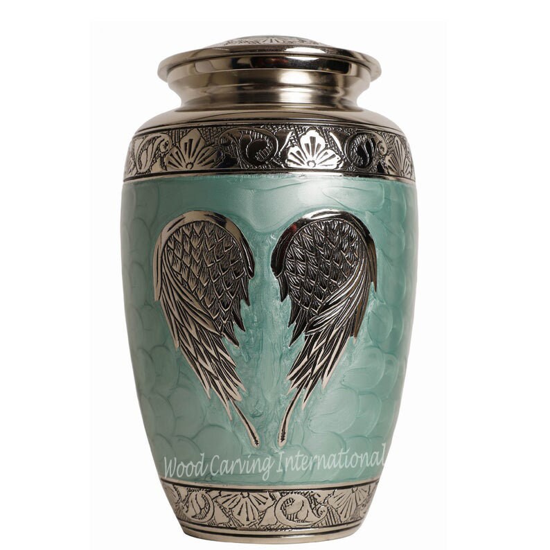 Adult Urn for Human Ashes Angel Wings Urn Cremation Urns Etsy