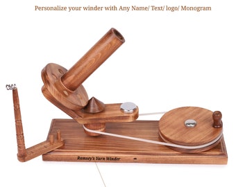 Yarn Winder and Swift Winder, Wool speedy table top winder, Personalized Engraved Yarn Winder