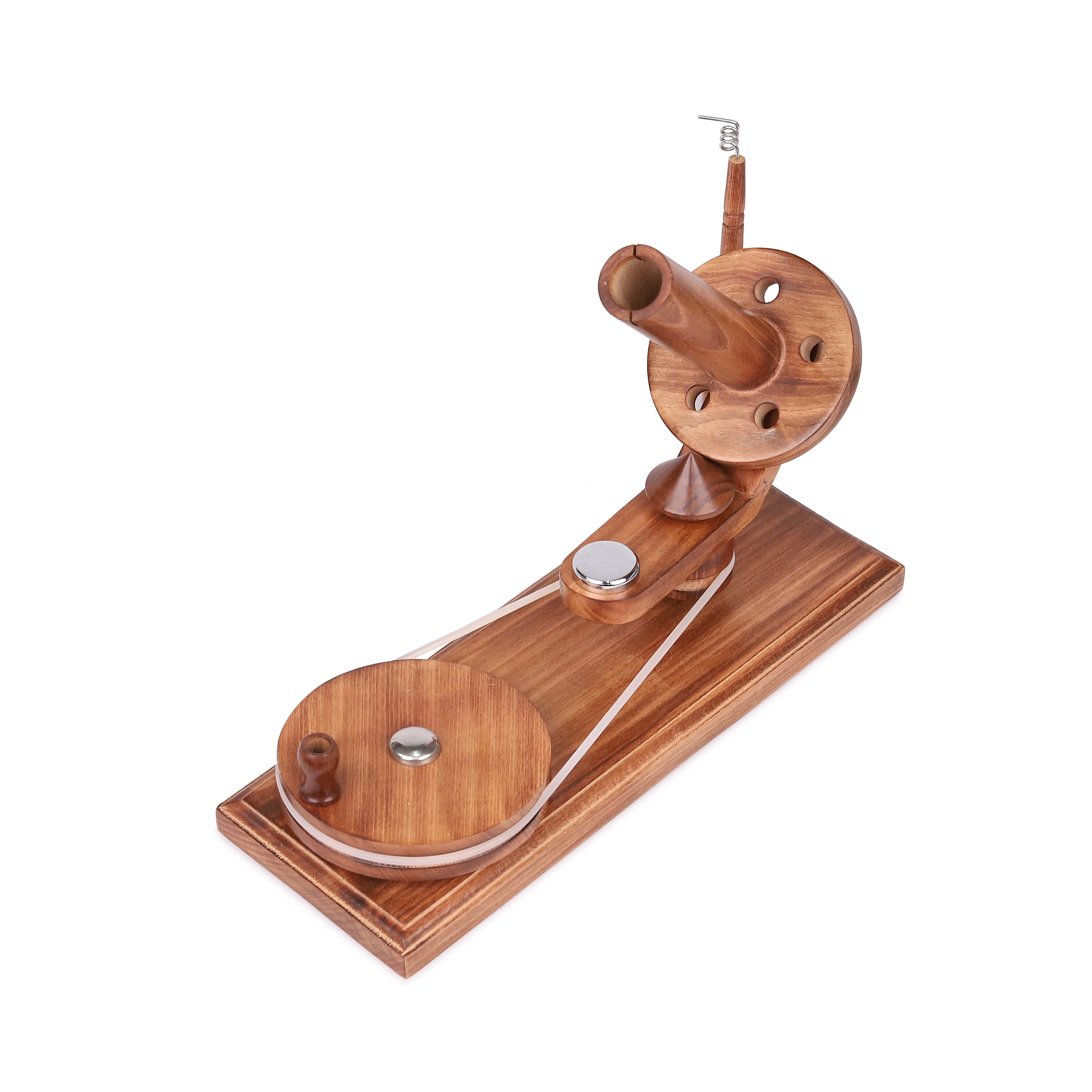 パーソナライズされた木製の糸巻き機と糸巻き器：焼き木仕上げ - Etsy 日本